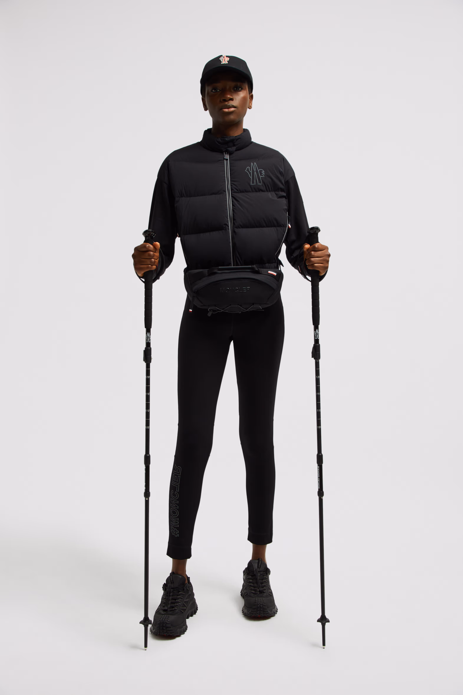 Jersey Leggings Women Black Moncler 0